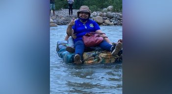 Misión humanitaria en balsa