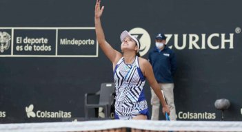 María Camila Osorio Serrano disputará la semifinal de la Copa Colsanitas. 