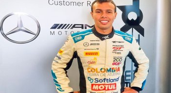 Oscar Tunjo, piloto colombiano. 