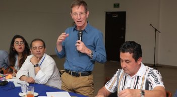 Emilio Archila (centro), consejero Presidencial para la Estabilización. / Foto: archivo
