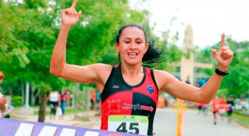 Yajaira Rubio, atleta nacida en Arboledas, Norte de Santander. 