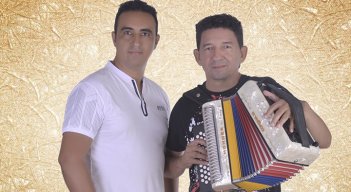Yimmy Durán acompañado de su acordeonero Neder ‘El Gringo’ Ramos. / Foto Cortesía.