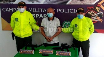 José Rubén Villamizar Molina, presunto integrante de la guerrilla del Eln.