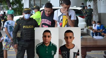 Brayan Fabián Rodríguez Rey  y Pedro Alejandro Escobar Ceballos fueron enviados a la cárcel.
