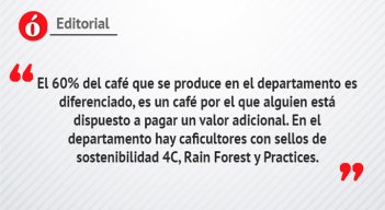 Editorial: Con aroma de café