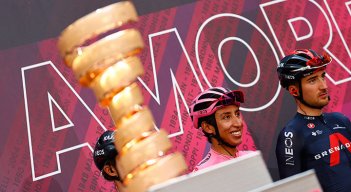 Egan Bernal, campeón del Giro de Italia 2021. 