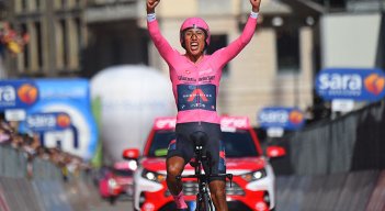 Egan Bernal, campeón del Giro de Italia 2021. 