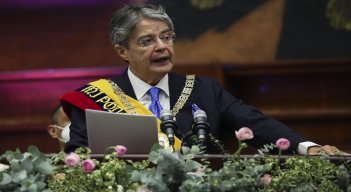 Guillermo Lasso fue investido como presidente de Ecuador por el Congreso./Foto: AFP