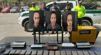 Edwin Avendaño, José Luis García Castaño y Andry Johana Ruiz fueron capturados en el barrio Aeropuerto.