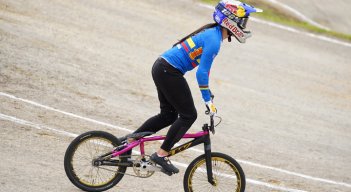 Pajón demuestra su alto nivel y que ya está lista para los Juegos Olímpicos de Tokio, en búsqueda de una nueva medalla dorada. / Foto: Colprensa