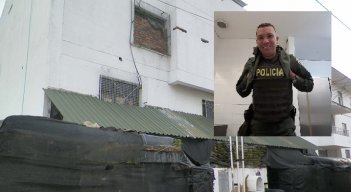El patrullero Cristian Camilo Álvarez murió en el hecho.