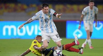 Lionel Messi, volante de la selección de Argentina.