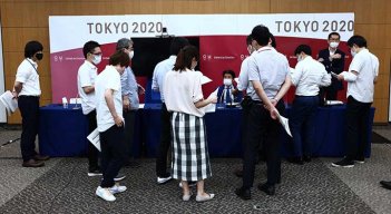 Las autoridades japonesas siguen tomando precuaciones para los Juegos Olímpicos.