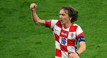 Luka Modric, mediocampista de la selección de Croacia.