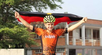 Ángel Bohorquez, patinador nortesantandereano.