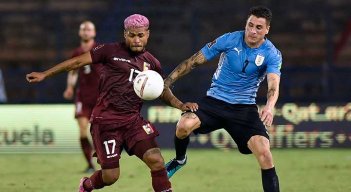 Venezuela y Uruguay se frentaron en Caracas por la octava fecha de las eliminatorias suramericanas.