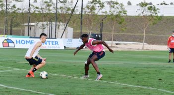 Entrenamiento de la selección Colombia 