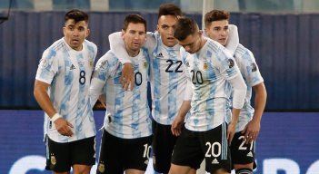 Lionel Messi  y Argentina golearon 4-1 a Bolivia. / Foto: AFP