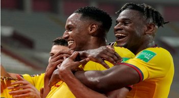 Colombia 3  vs Perú 0 