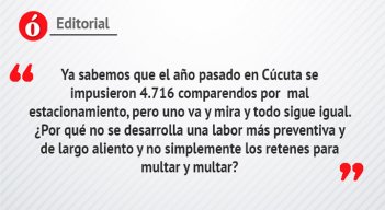 Editorial: El mal parqueo