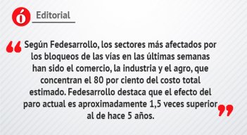 Editorial: 40 días de paro nacional