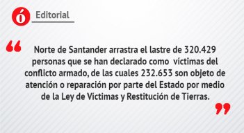 Editorial: Ley de Víctimas
