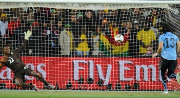 Abreu es recordado por un gol a lo 'panenka' en los cuartos de final del Mundial de 2010. 