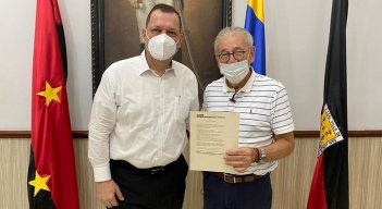 Cristian Buitrago, secretario de Gobierno junto al alcalde Jairo Yáñez.