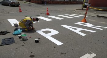 Las acciones están centradas en las zonas escolares, para que cuando los estudiantes regresen a clases cuenten con garantías de movilidad.  / Foto: Cortesía