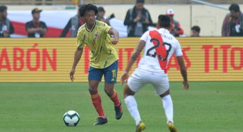 Juan Guillermo Cuadrado llevará los hilos de Colombia ante Perú. 