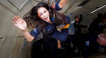  Kellie Gerardi, de 32 años, viajará al espacio.