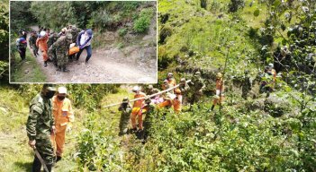 Por vivir en una zona alejada, el adulto mayor Domingo Antonio María no recibió atención médica oportuna y su situación de salud se complicó. / Foto: Ejército Nacional