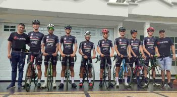 Equipo Team Saavedra de Cúcuta escuadra joven en la Vuelta del Gran Santander Bicentenario