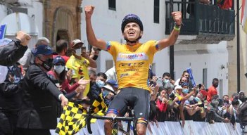 Édgar Pinzon, ganador de la tercera etapa de la Vuelta al Gran Santander