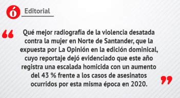 Editorial: Las están matando