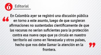 Editorial: Cuidado con delta