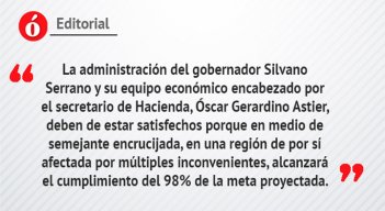 Editorial: Rentas departamentales
