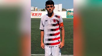 Hassler Bernal, jugador cucuteño que irá a la Selección Colombia Sub-15. 