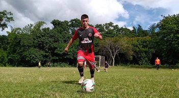 Juan Camilo Ruiz Flórez, delantero llamado a microciclo de la Selección Colombia Sub-17.