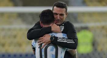 Scaoloni, técnico de la selección Argentina.