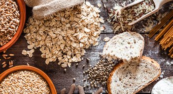 Carbohidratos en la alimentación.