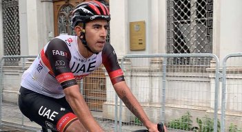 Sebastián Molano, ciclista antioqueño del UAE-Emirates.