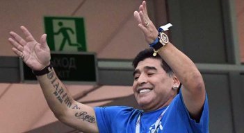 Diego Armando Maradona una de las grandes estrellas que ha dado el fútbol mundial.