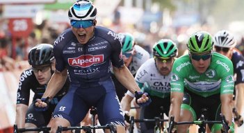 El belga Jasper Philipsen ganó al esprint este miércoles la quinta etapa de la Vuelta a España disputada entre Tarancón y Albacete