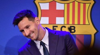 Lionel Messi, exjugador del FC Barcelona de España.