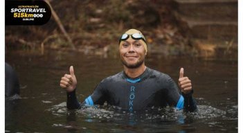 Antonio Carrillo, triatlonista cucuteño ganó una de las pruebas más duras de este deporte.