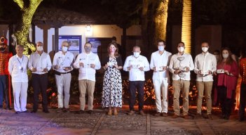 La instalación del Congreso Bicentenario se hizo en la Casa Natal del General Santander, por parte de la vicepresidenta, Marta Lucía Ramírez. / Foto Jorge Iván Gutiérrez-La Opinión