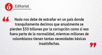 Editorial:  Contra la corrupción