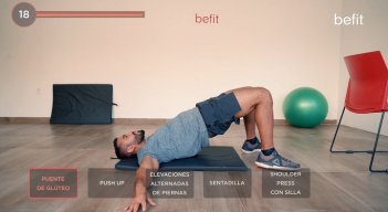Los ejercicios son claves para la salud.