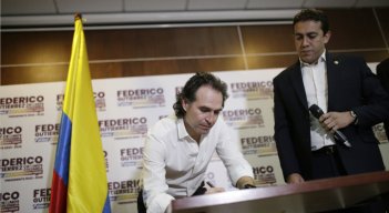 Federico Gutiérrez inscribió su candidatura presidencial